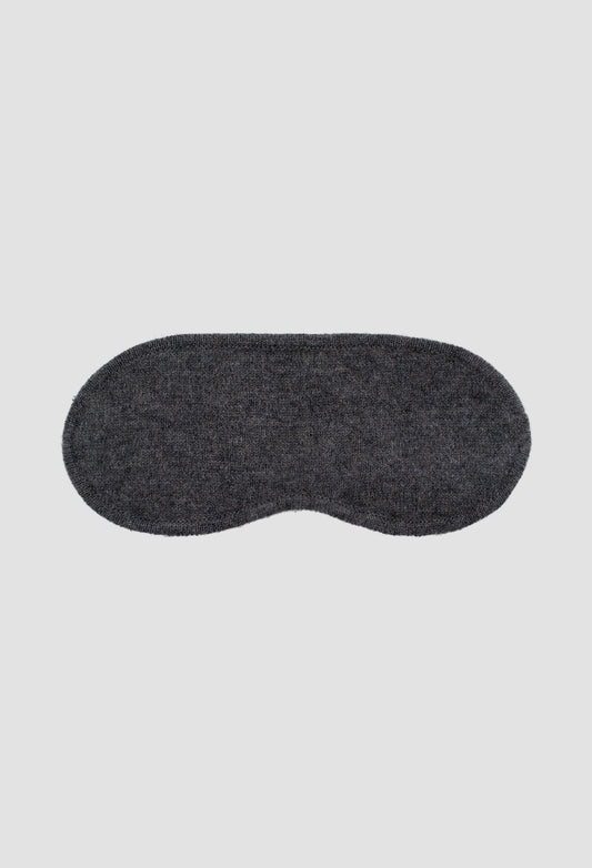 Cashmere Travel Eye Mask by OYUNA in Grey Slate
