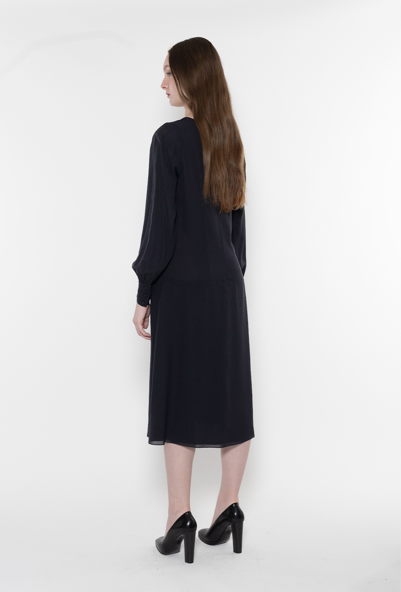 ULANI - Black Silk Dress