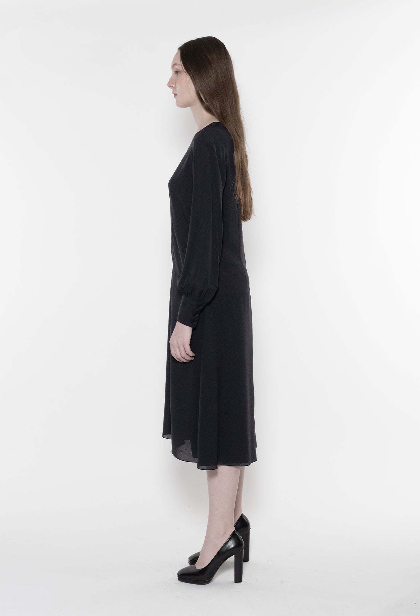 ULANI - Black Silk Dress