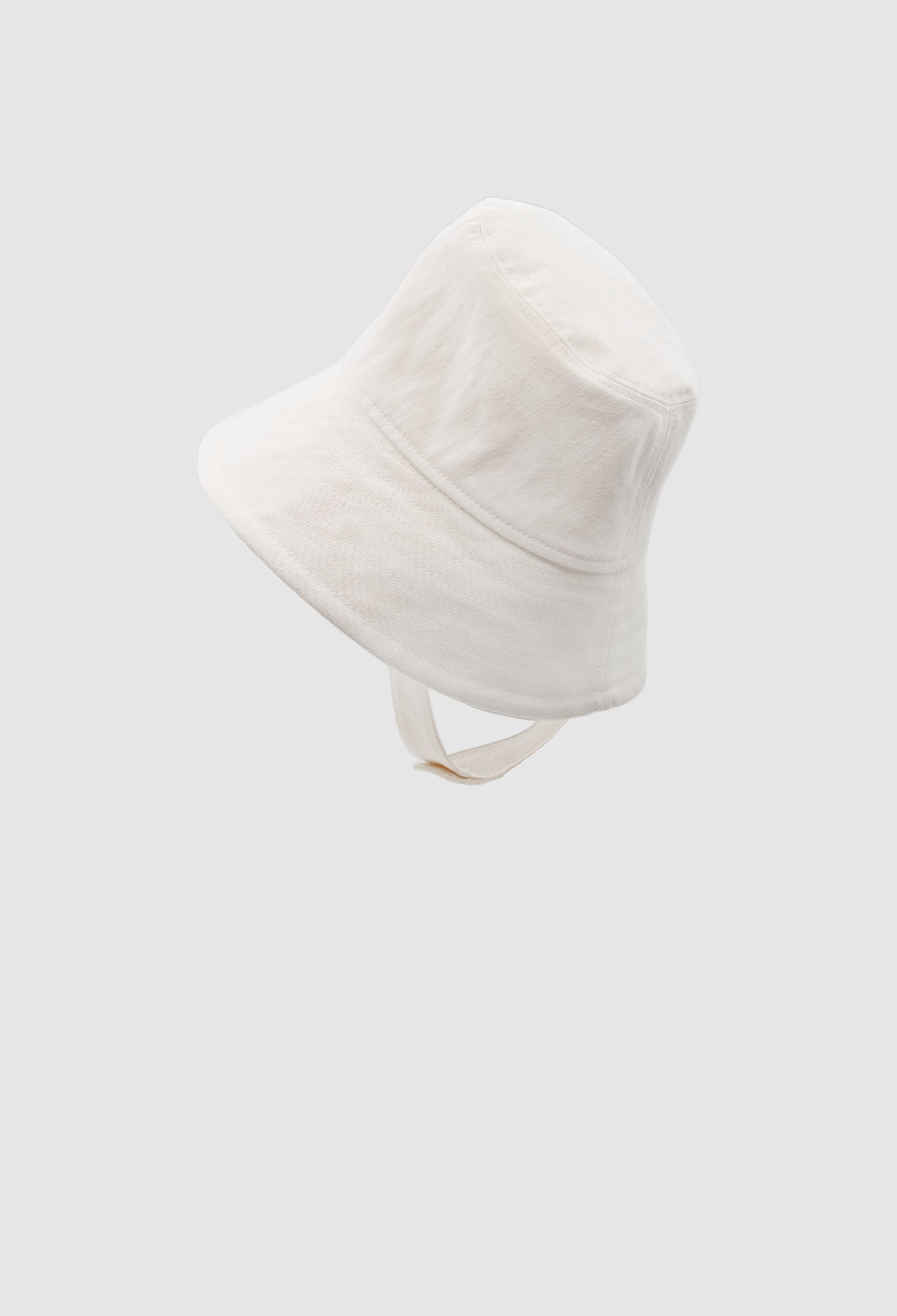 Japanese Organic Cotton Drill Bucket Hat with Large Brim