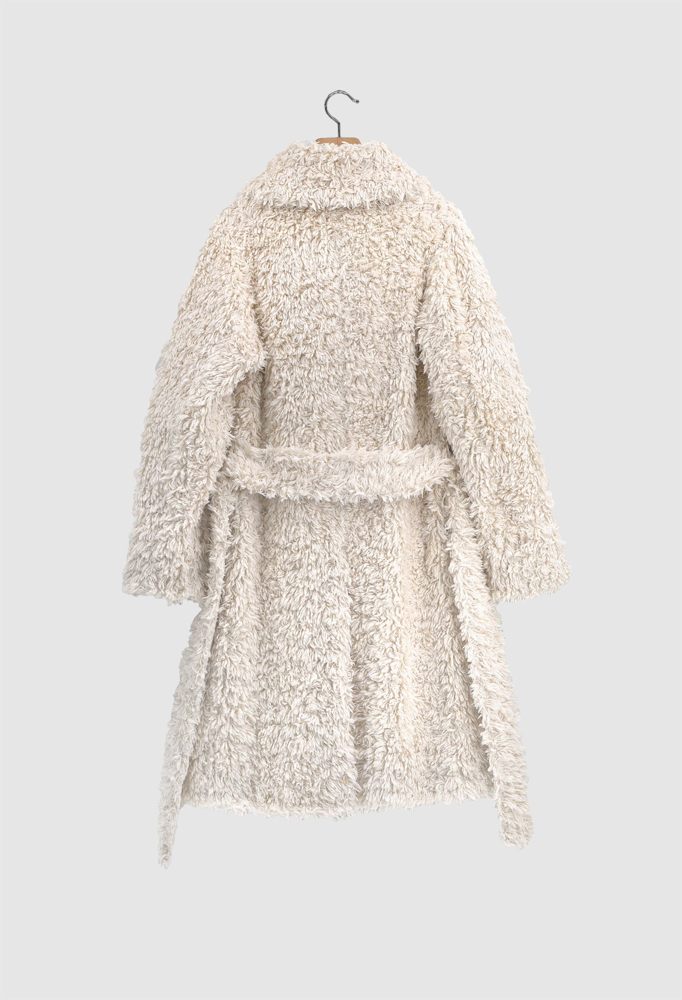 CUMULUS - Organic Cotton Coat in Undyed/Greige