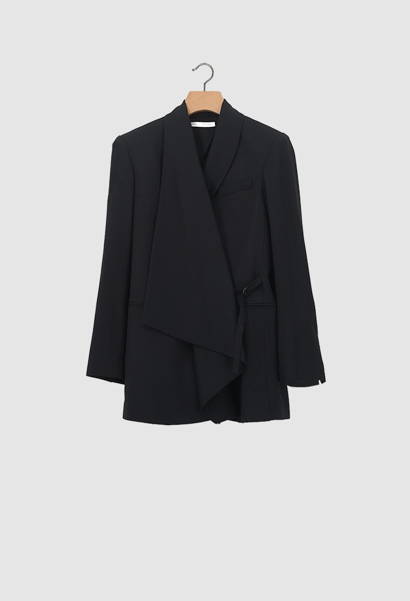 ジャケット・アウター WOOL GABARDINE ASYMMETRIC CAPE-JACKET JULIA JENTZSCH - WEIMAR - Asymmetric Wool Gabardine Jacket – Julia