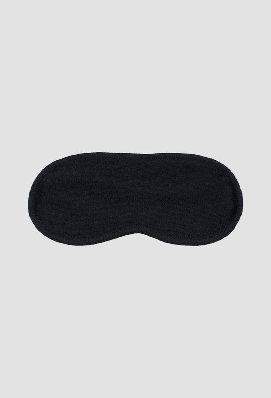 Cashmere Travel Eye Mask by OYUNA in Black