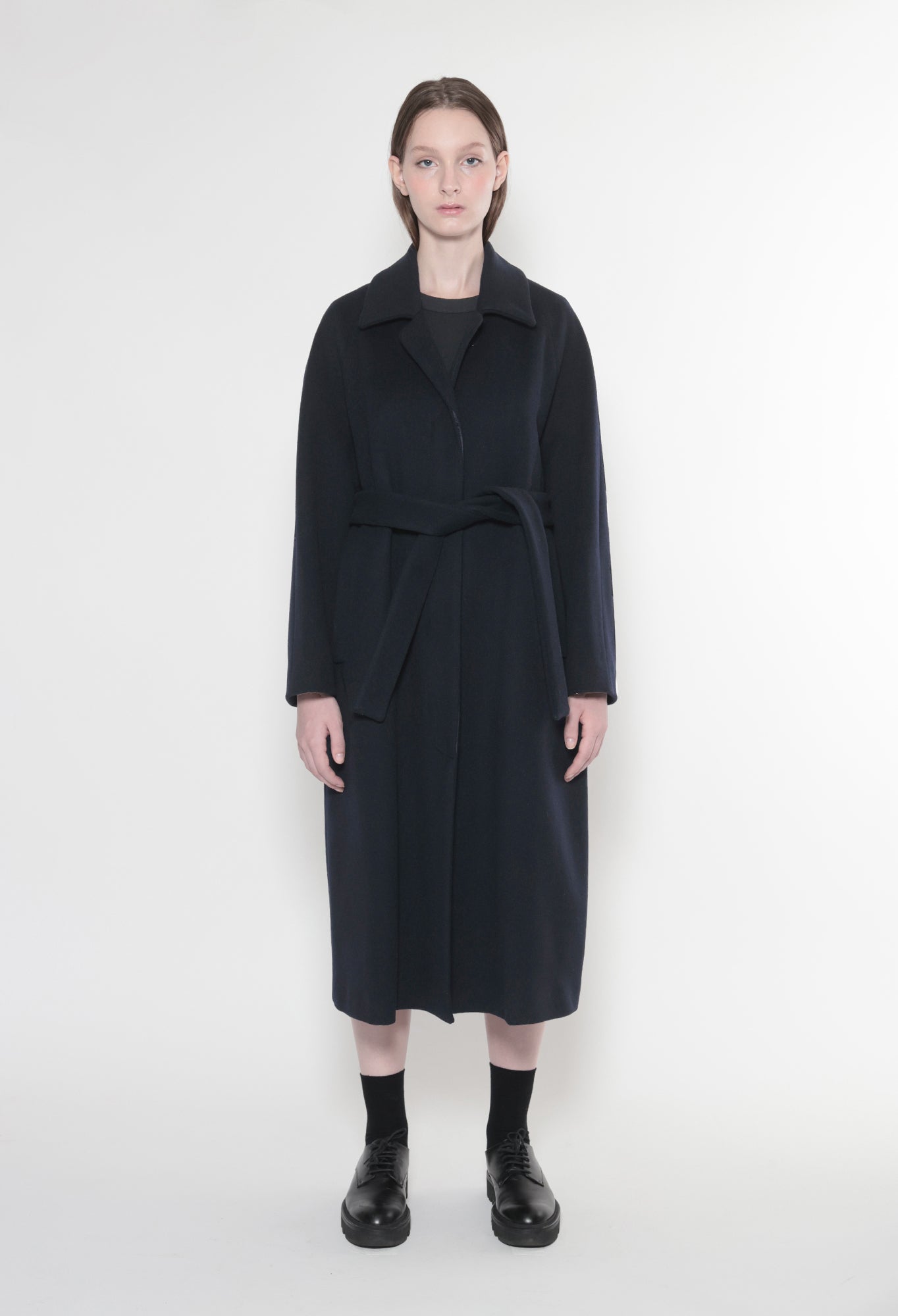 YOSEF - Zealander Double-Face Wool Coat in Dark Navy – Julia Jentzsch