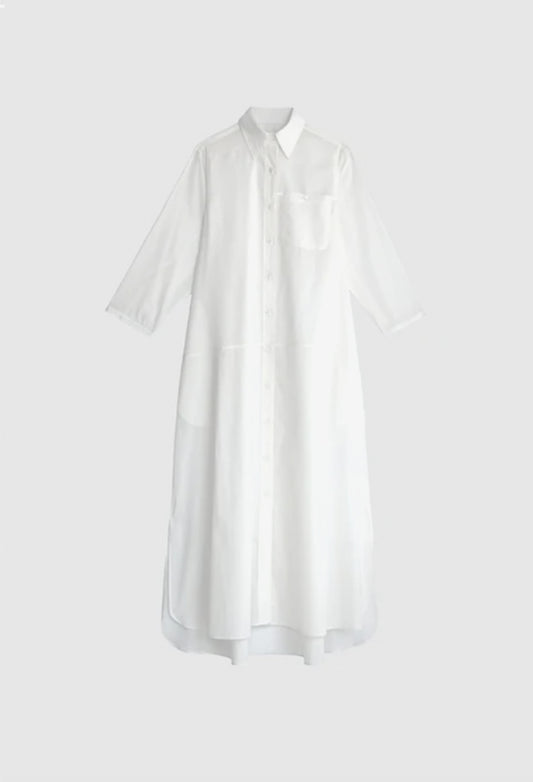 PENELOPE - Ivory Lightweight Shirt Dress