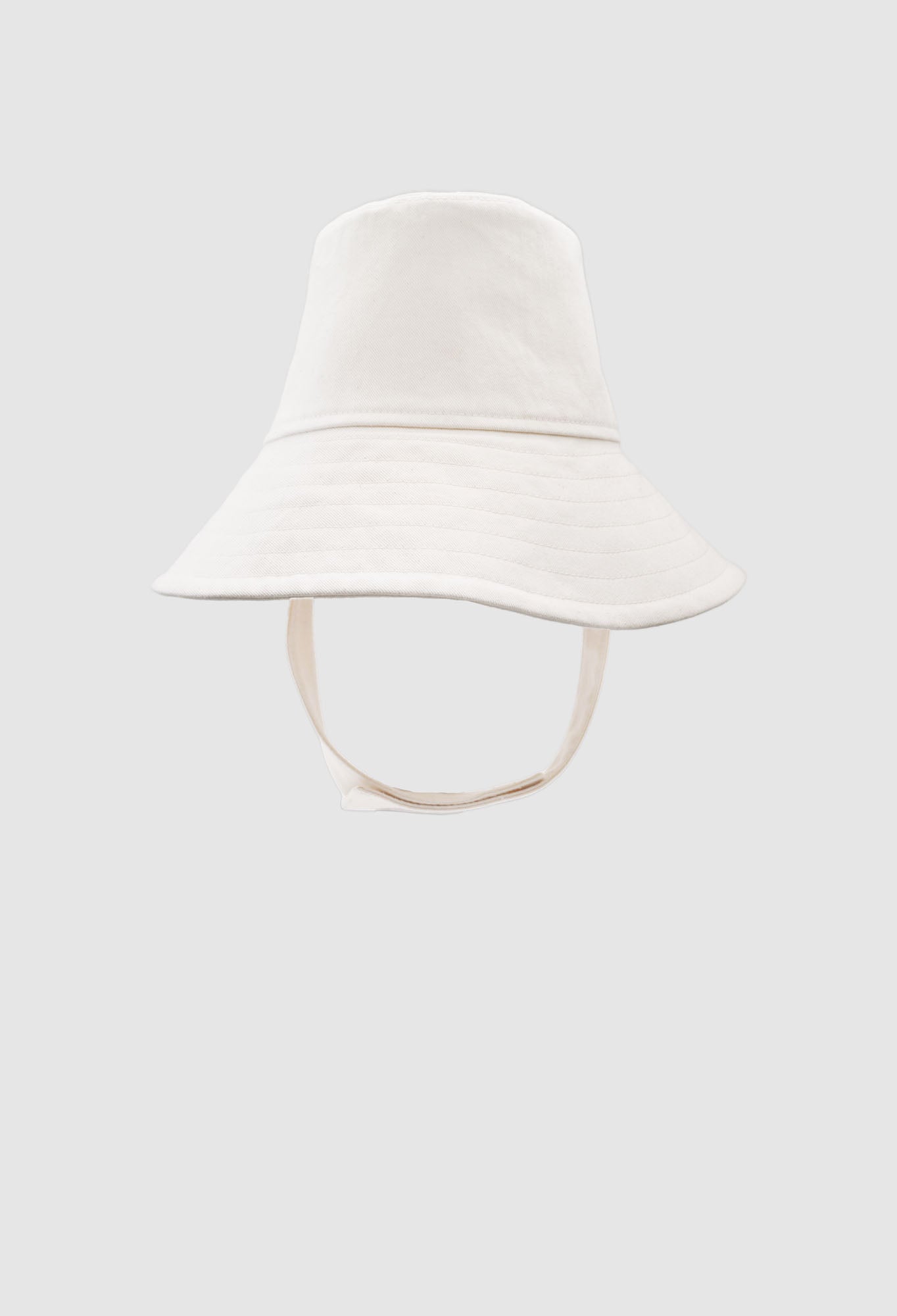 Japanese Organic Cotton Drill Bucket Hat with Large Brim