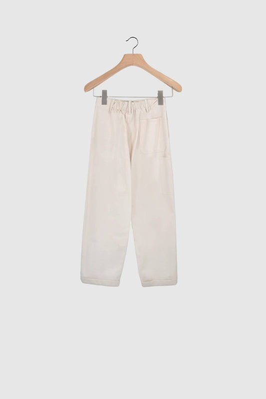 TOM - Cotton Twill Pants in in Undyed/Natural