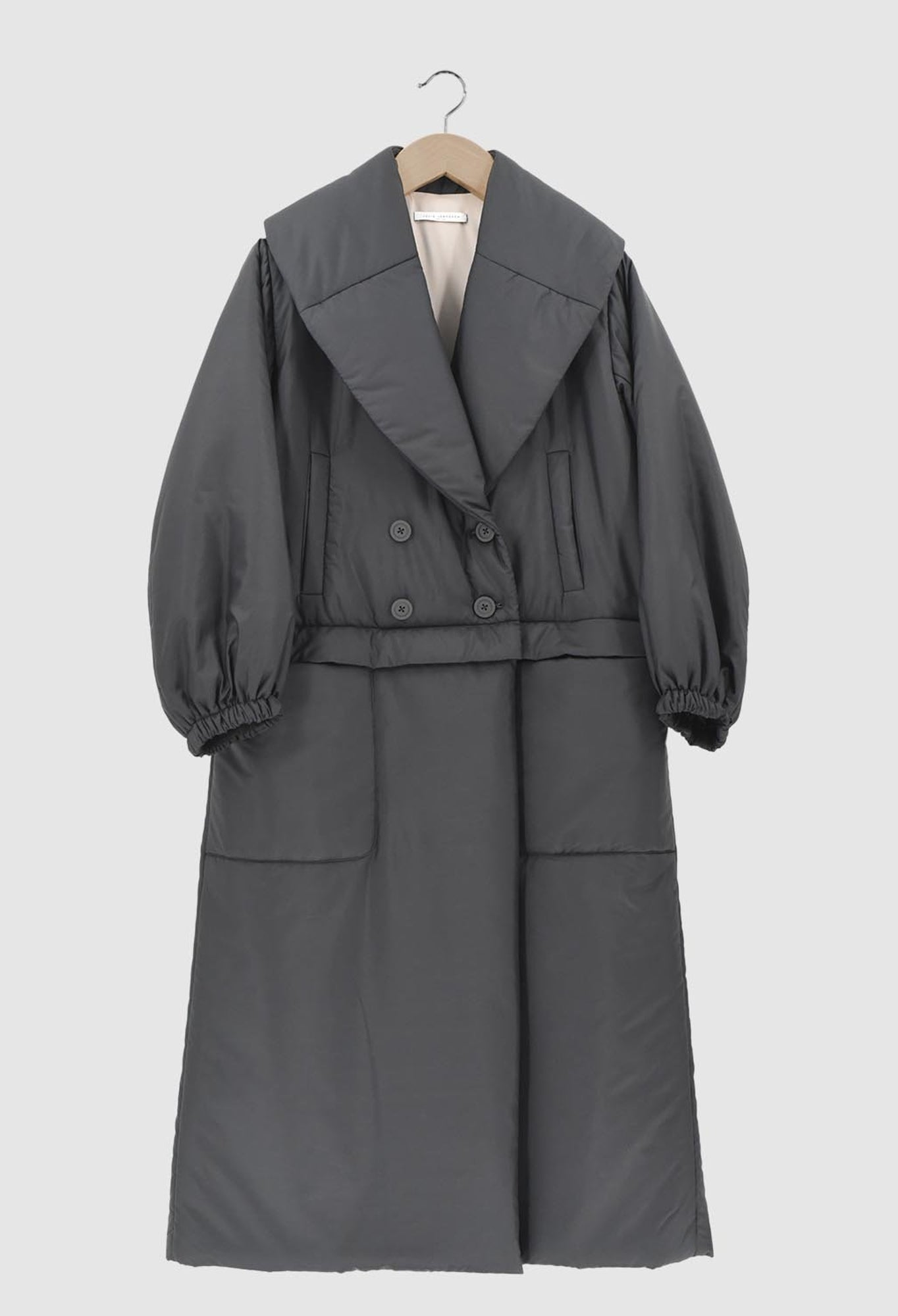 WENDELINE - ECO DOWN Coat in Black with Cloud Lining