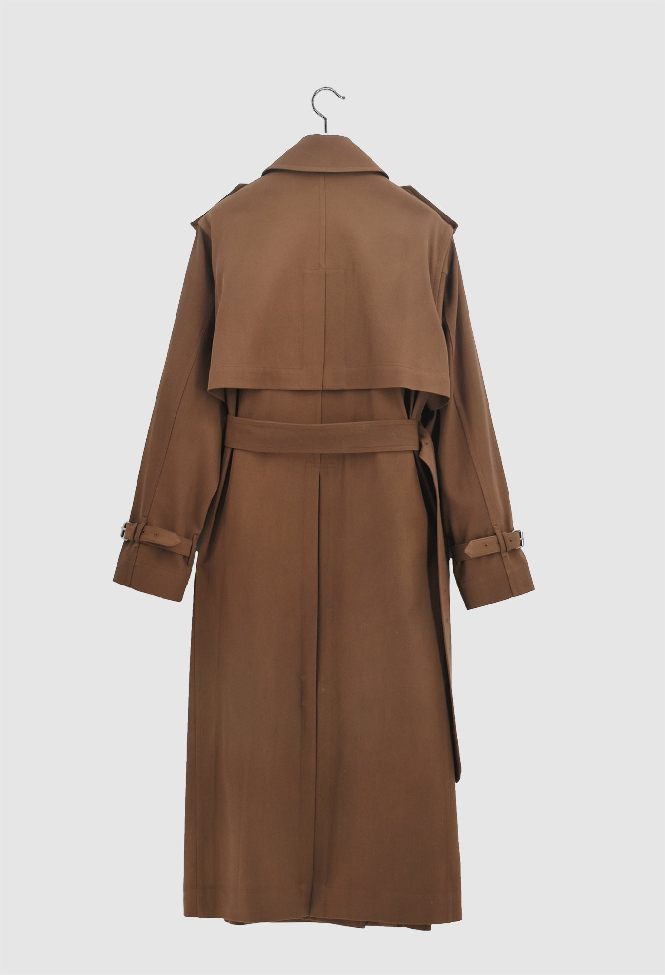 BISHOOL Wool Gabardine Trench Coat - ジャケット・アウター