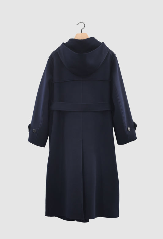CHRISTOPHER - Duffle Coat Double-face Wool in Navy