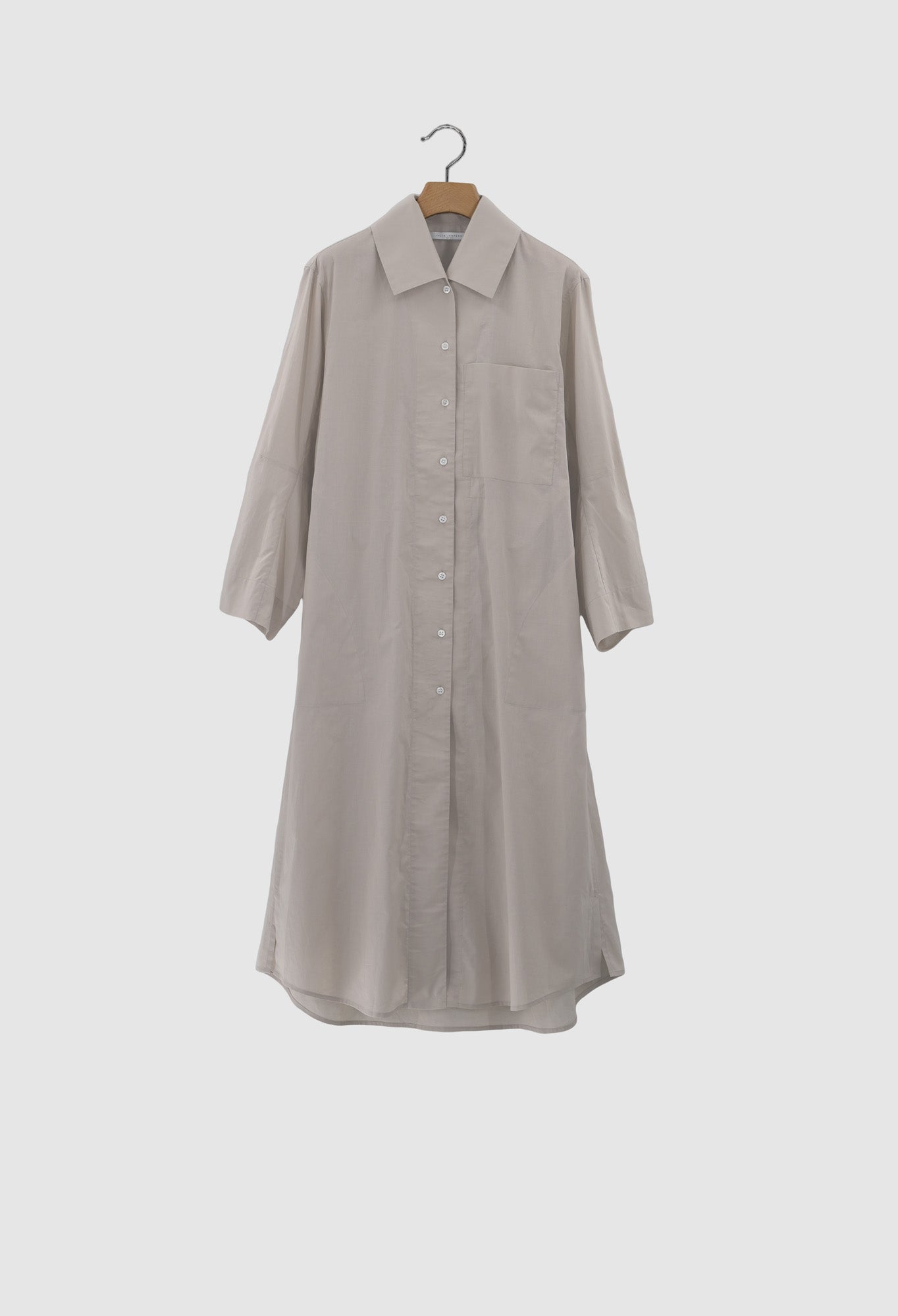 BIRCH - Cotton Shirt Dress in Beige